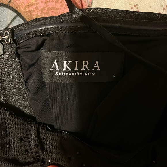 Akira black rhinestone corset - Picture 4 of 7